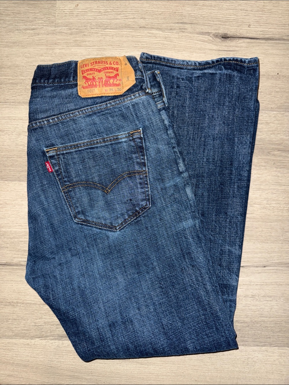 Levi's 501s Men's Indigo Straight-Leg Jeans 36X30